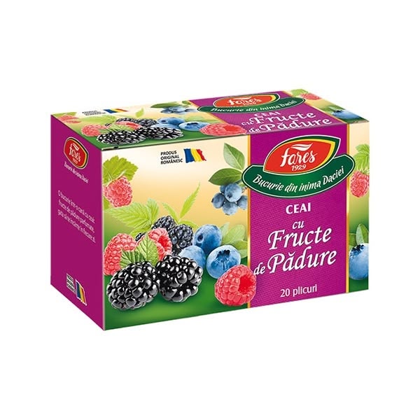 Fares Tea With Forest Fruits 12x40g