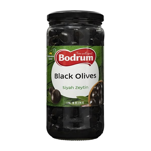 Bodrum Whole Black Olives 6x720g