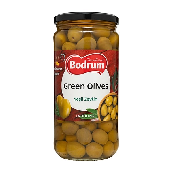 Bodrum Whole Green Olives 6x720g