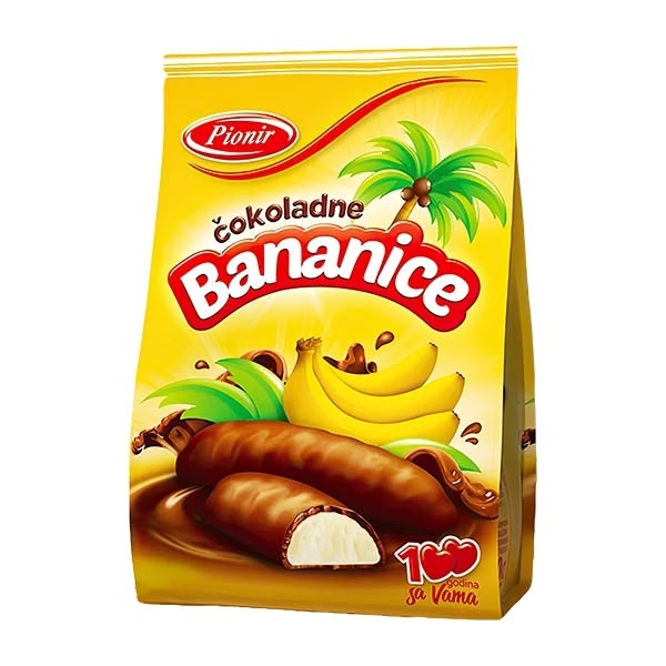 Pionir Bananice (in Bag) 12x150g