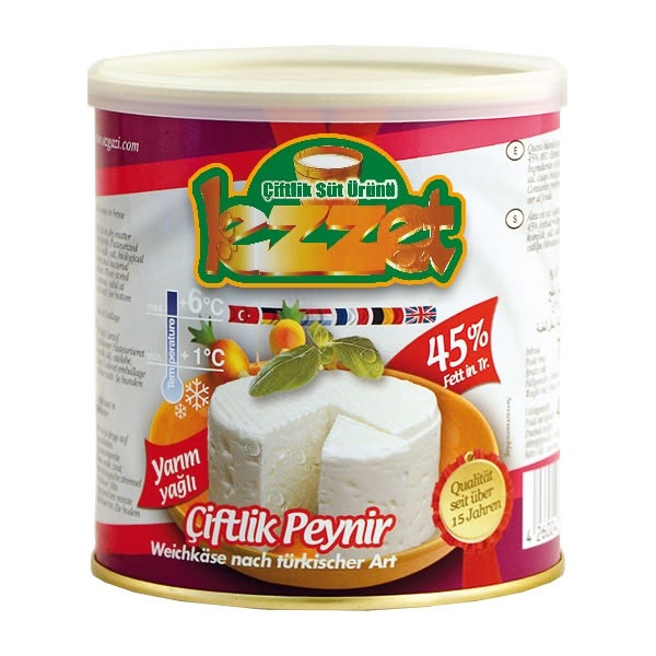 Lezzet 45% Fat Cow Cheese 6x400g