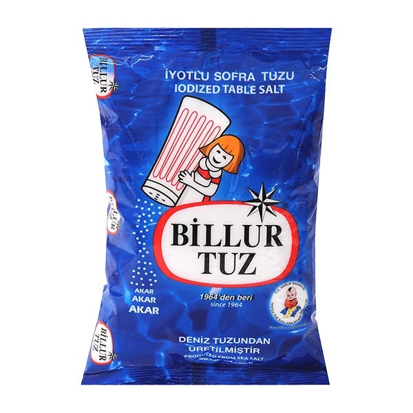 Billur Iodized Salt 15x1.5kg