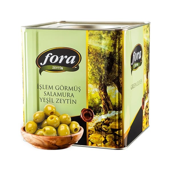 Fora Pitted Green Olives (101-140) 1x8kg
