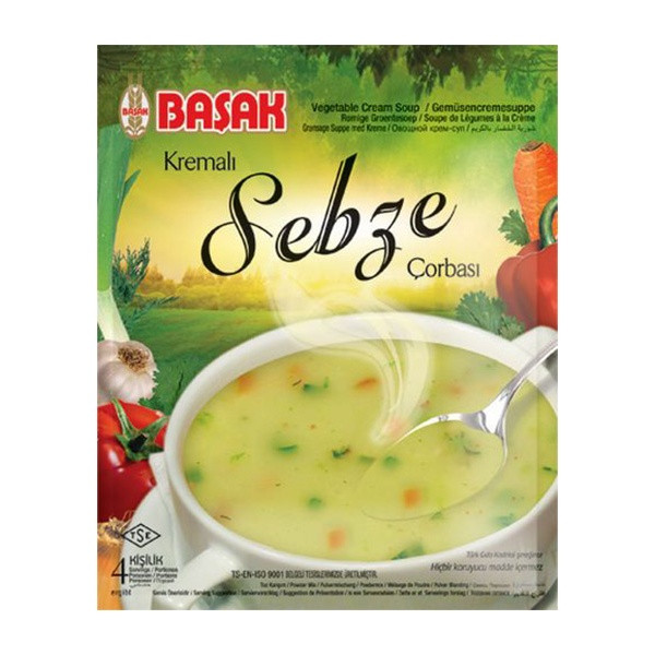 Basak Vegetable Cream Soup (Sebze 613) 12x65g