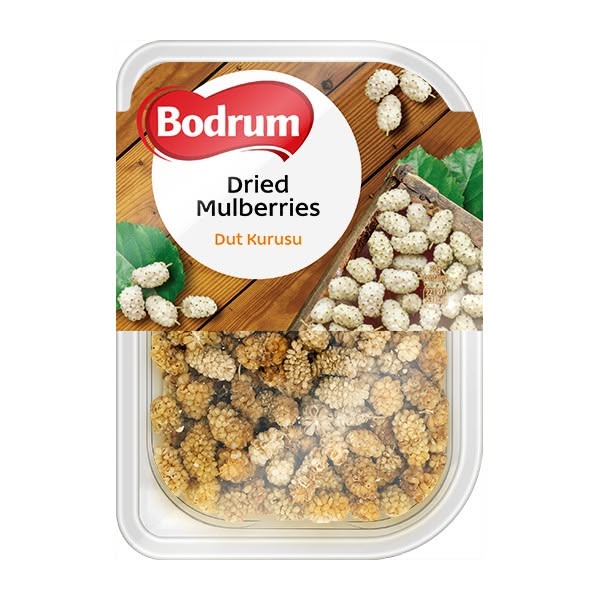 Bodrum Dried Mulberries (Dut Kurusu) (Tray) 6x150g