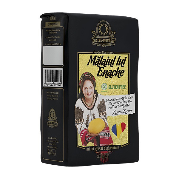 Enache Corn Flour (Malai Grisat Degerminat) (Black) 10x1kg