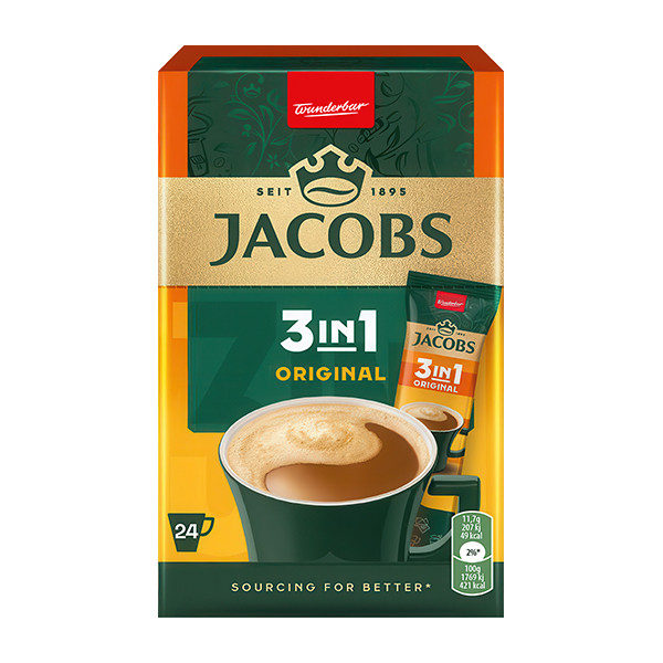 Jacobs 3in1 Coffee 6x(24x12.6g) Original