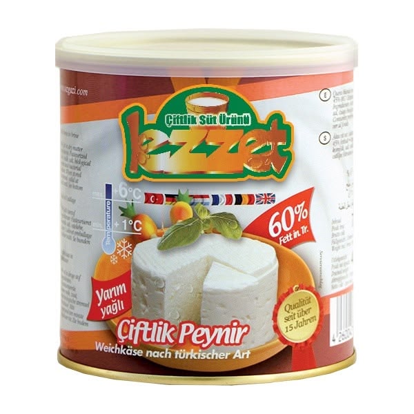 Lezzet 60% Fat Cow Cheese 6x400g