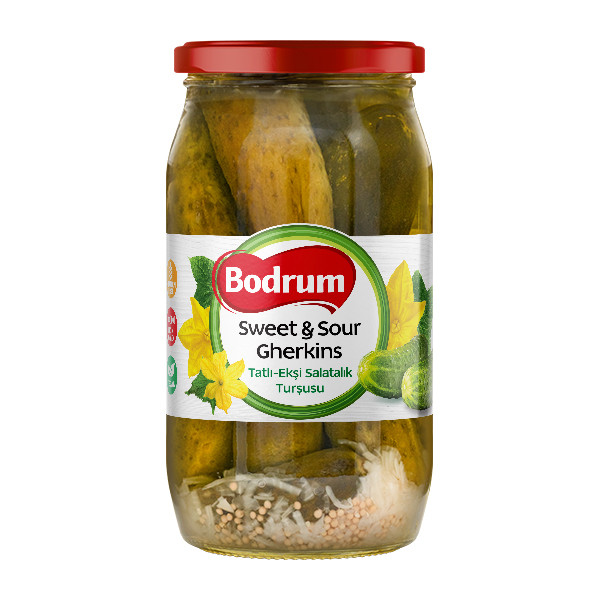 Bodrum 1000cc Cucumber Pickles Sweet 6x950g