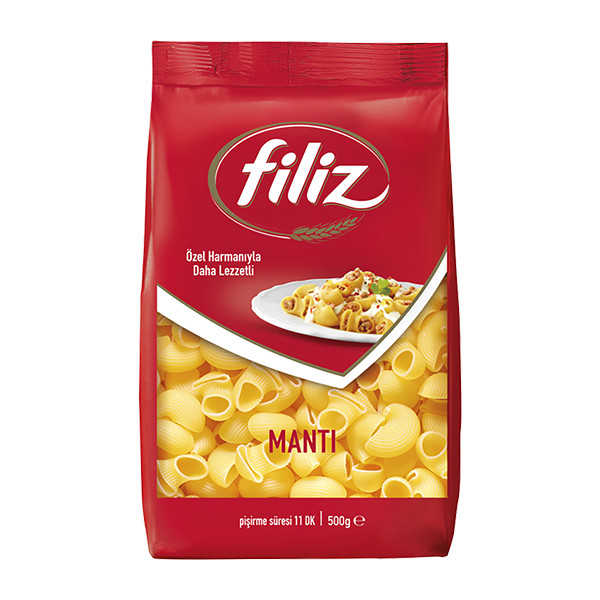 Filiz Pasta Pipe Rigate (Manti) 20x500g