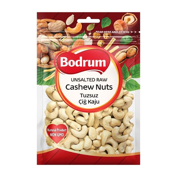 Bodrum Cashew Nuts Raw 6x150g