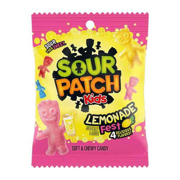 Sour Patch Peg Bags Lemonade Fest 12x102g