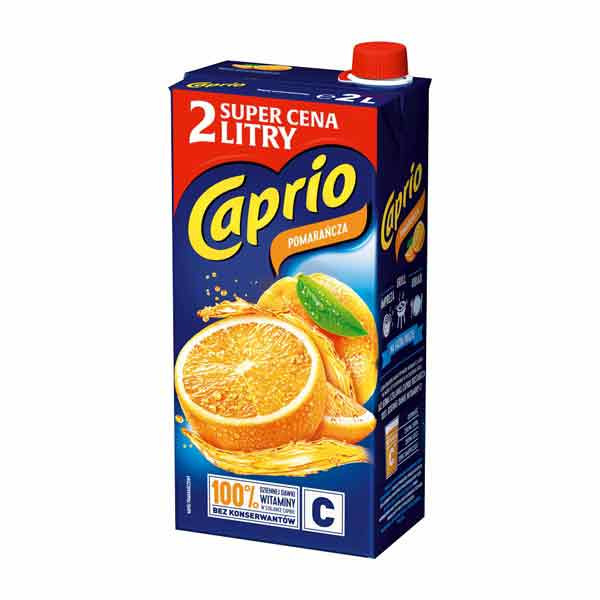 Caprio Orange Drink 6x2L