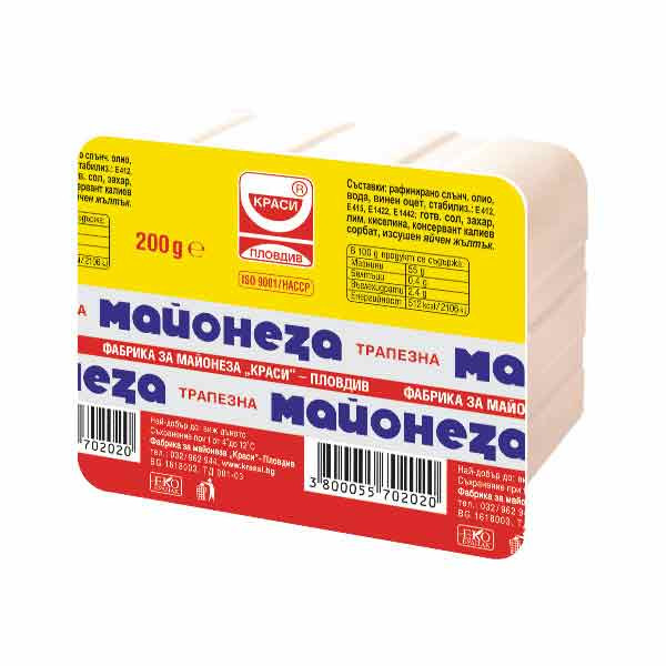 Krassi Table Mayonnaise 24x200g
