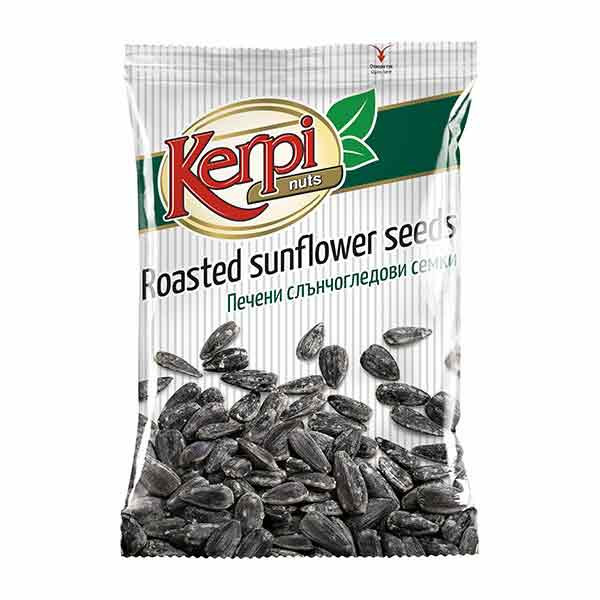 Kerpi Roasted & Salted Black Sunflower Seeds 19x90g