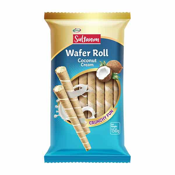 Sultanim Wafer Rolls with Coconut Cream 16x150g
